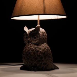 Stolní lampa Owl 47 cm