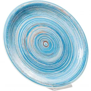 Talíř Swirl Blue Ø27cm