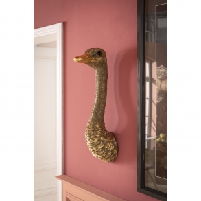 Nástěnná dekorace Ostrich Gold