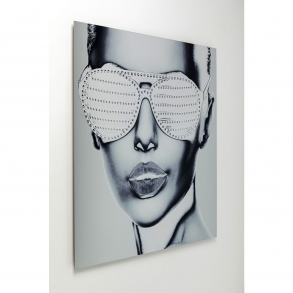 Obraz na hliníkové desce Cool Girl 120x120cm