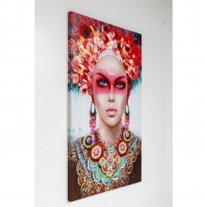 Obraz na plátně Red Eye Lady 90x140cm