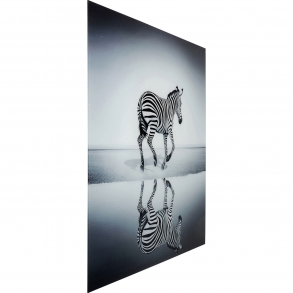 Skleněný obraz Zebra 120x120cm