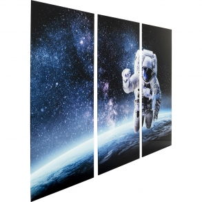 Vícedílný obraz Astronaut ve vesmíru 160x240cm