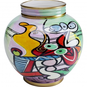 Barevná porcelánová váza Graffiti Art 24cm