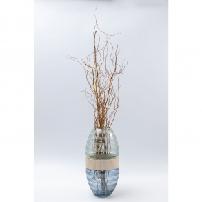 Barevná skleněná váza Funky 41cm