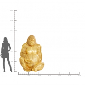Dekorační figurka Gorilla Gold XL 180cm