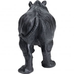 Soška Nosorožec - černá, 56cm