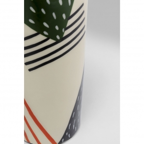 Barevná kovová váza Abstract Counterpart 31cm