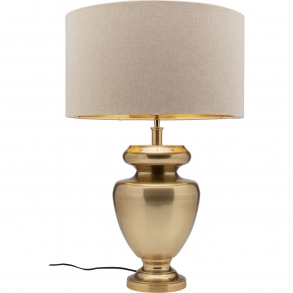 Stolní lampa Barock - zlatá, 49cm