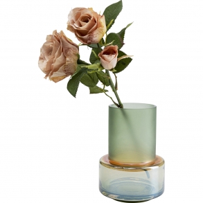 Barevná skleněná váza Chloe 18cm