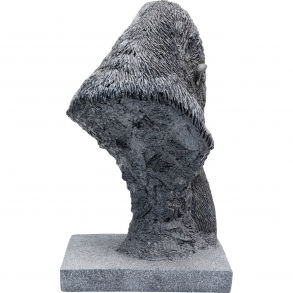 Soška Gorila dumající - černá, 39cm