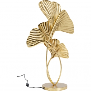 Stolní lampa Yuva - zlatá, 76cm
