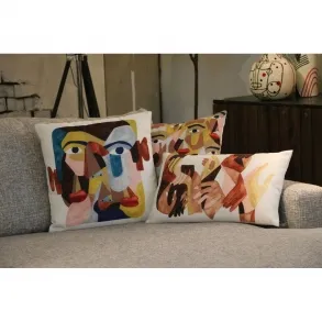 Dekorační polštář Artistic Faces 45x45cm