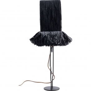 Stolní lampa Hat Carrier, černá, 66cm