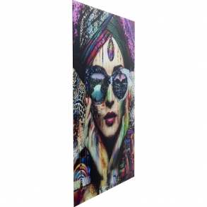 Skleněný obraz Colorful Artist 80x120cm