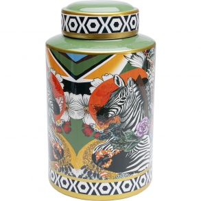 Porcelánová dóza Zebra 30cm