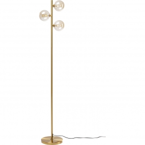Stojací lampa Three Balls - zlatá, 160cm