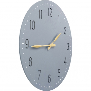 Nástěnné hodiny Mailo - šedé, Ø50cm