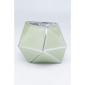Stříbrná skleněná váza Art Pastel 14cm