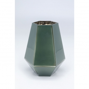 Zelená skleněná váza Art Pastel 21cm