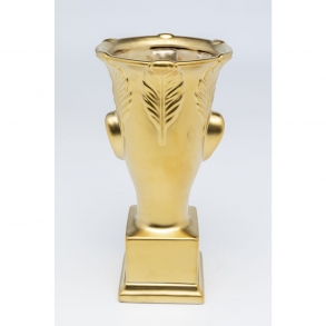 Zlatá kameninová váza Rosto 31cm