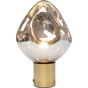 Stolní lampa Dough - stříbrná, 38cm