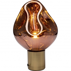 Stolní lampa Dough - bronzová, 38cm