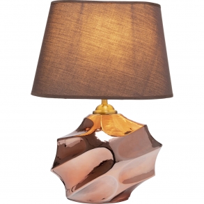 Stolní lampa Alba - bronzová, 42cm