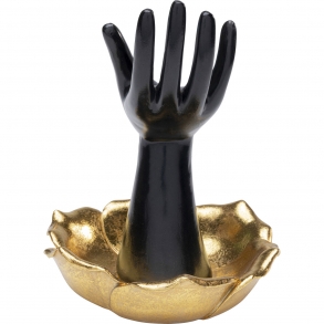 Šperkovnice Storage Hand - zlatá, 14x18cm