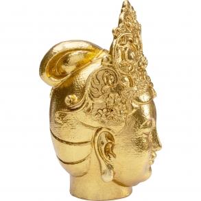 Soška Busta Hlava bohyně - zlatá, 39cm
