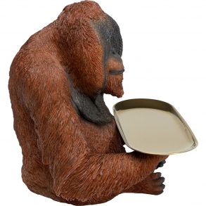 Soška Orangutan s podnosem 41cm