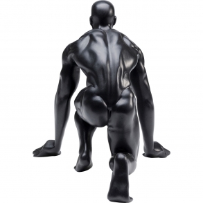 Soška Muž Sprinter - černá, 25cm