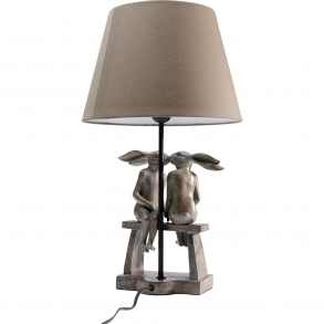Stolní lampa Animal Zaječí láska 53cm