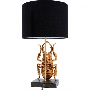 Stolní lampa Animal Beetle - zlatá 42cm