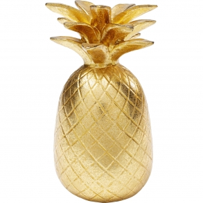 Dekorace Ananas - zlatý, 16cm