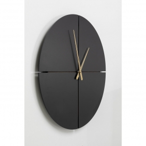 Nástěnné hodiny Andrea - černé Ø60cm