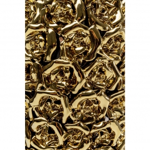 Zlatá váza Rose Multi - zlatá, 45cm