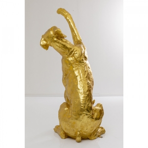 Socha Pes Německá doga - zlatá, 172cm