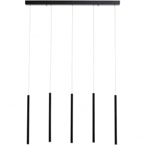 LED lustr Living Vegas Classic - matně černý, 100cm