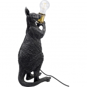 Stolní lampa Animal Kangaroo - černá matná, 46cm