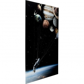 Skleněný obraz Flying Astronaut 100x150cm