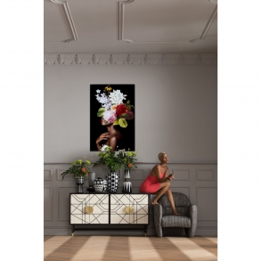 Skleněný obraz Ms. Bouquet 80x120cm
