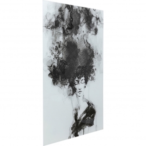 Skleněný obraz Smokey Hair 100x150cm