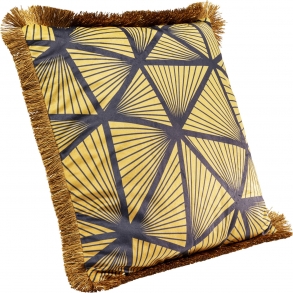 Dekorační polštář s třásněmi Abstract 45x45cm