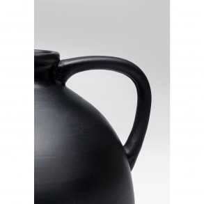 Černá keramická váza Bia 31cm