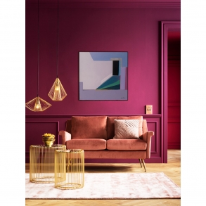 Zarámovaný obraz Abstract Shapes Purple 113x113cm