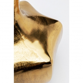 Zlatá kovová váza Isabella 30cm