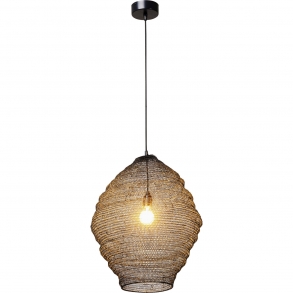 Lustr Cocoon - černý, Ø45cm