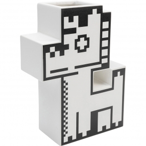 Keramická váza Pixel Dog 25cm