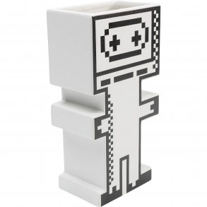 Keramická váza Pixel Robot 24cm